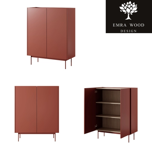 Komoda CERAMIC RED
